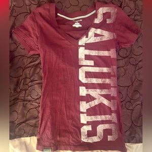 Jansport SIU t-shirt. Maroon & white. US size S. Very good condition.